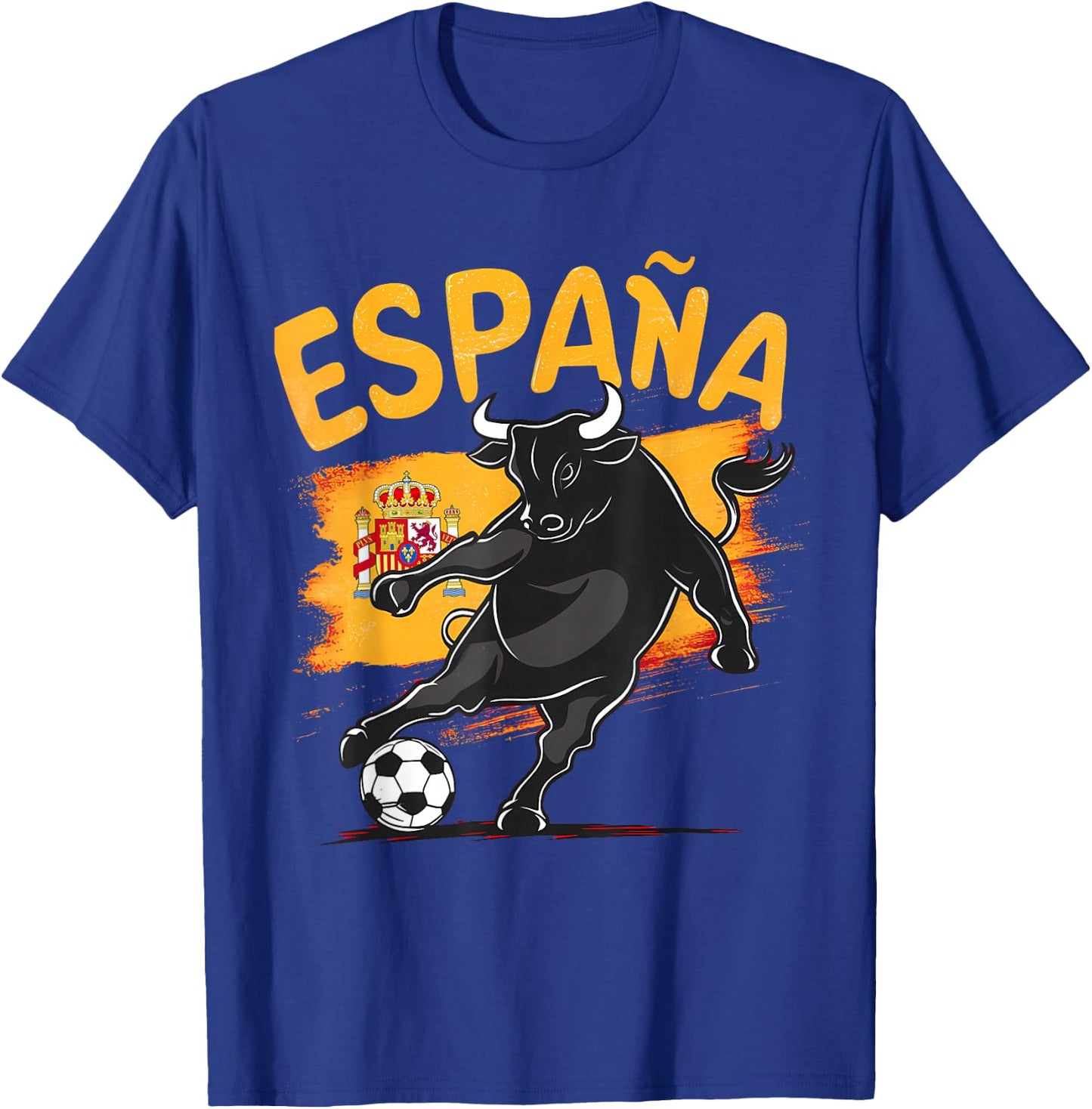 Spain Shirt Goal 2024 Football Soccer Football Europe Europe , red T-Shirt - T-Shirt | Royal