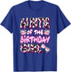 Auntie of The Birthday Girl Shirt Farm Cow Aunt Party T-Shirt - T-Shirt | Royal