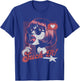 Funny Retro Pop Art Graphic Novelty T-Shirt - T-Shirt | Royal