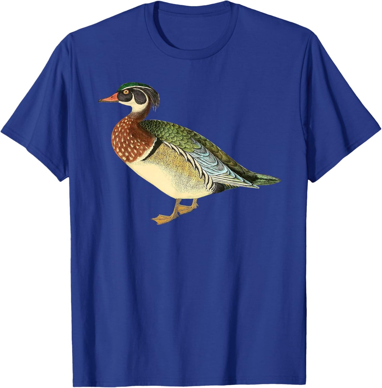 Duck Cute Wood Duck Vintage Duck Graphic T-Shirt - T-Shirt | Royal