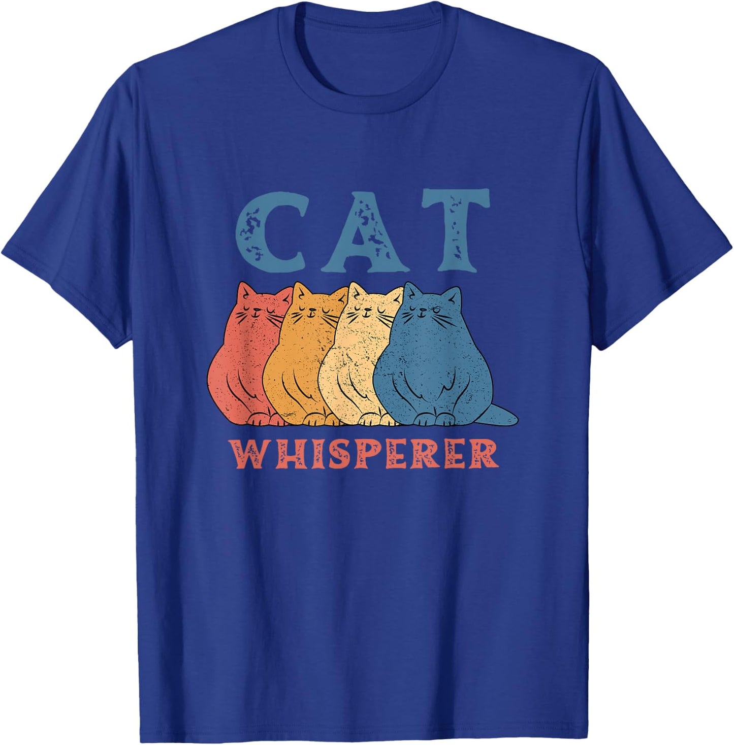 Cat Whisperer Men Women Girls Kids T-Shirt - T-Shirt | Royal