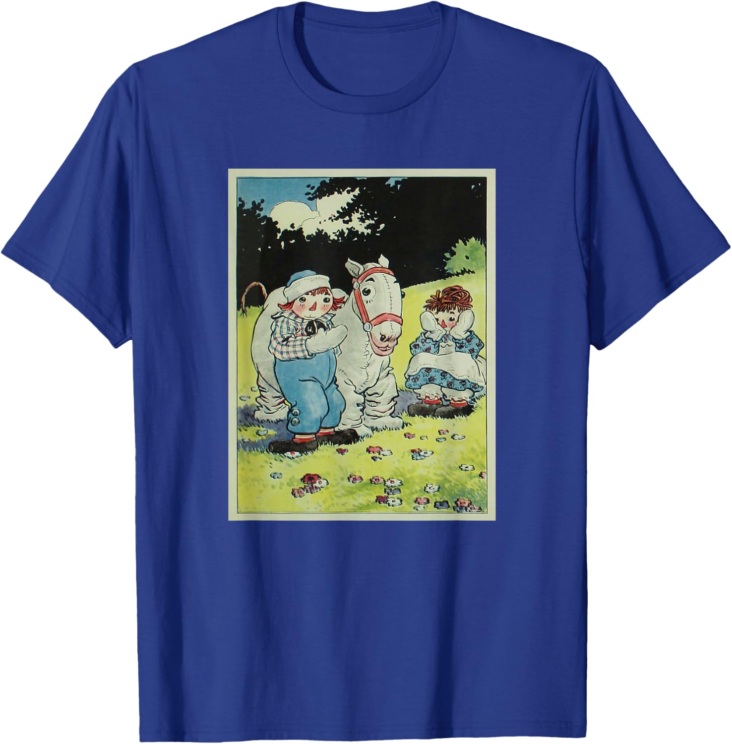 Raggedy Ann, Andy and the Camel with Wrinkled Knees T-Shirt - T-Shirt | Royal
