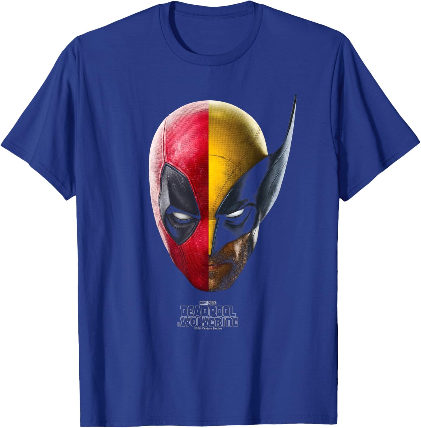 Marvel Deadpool & Wolverine Portrait , Black, S T-Shirt - T-Shirt | Royal