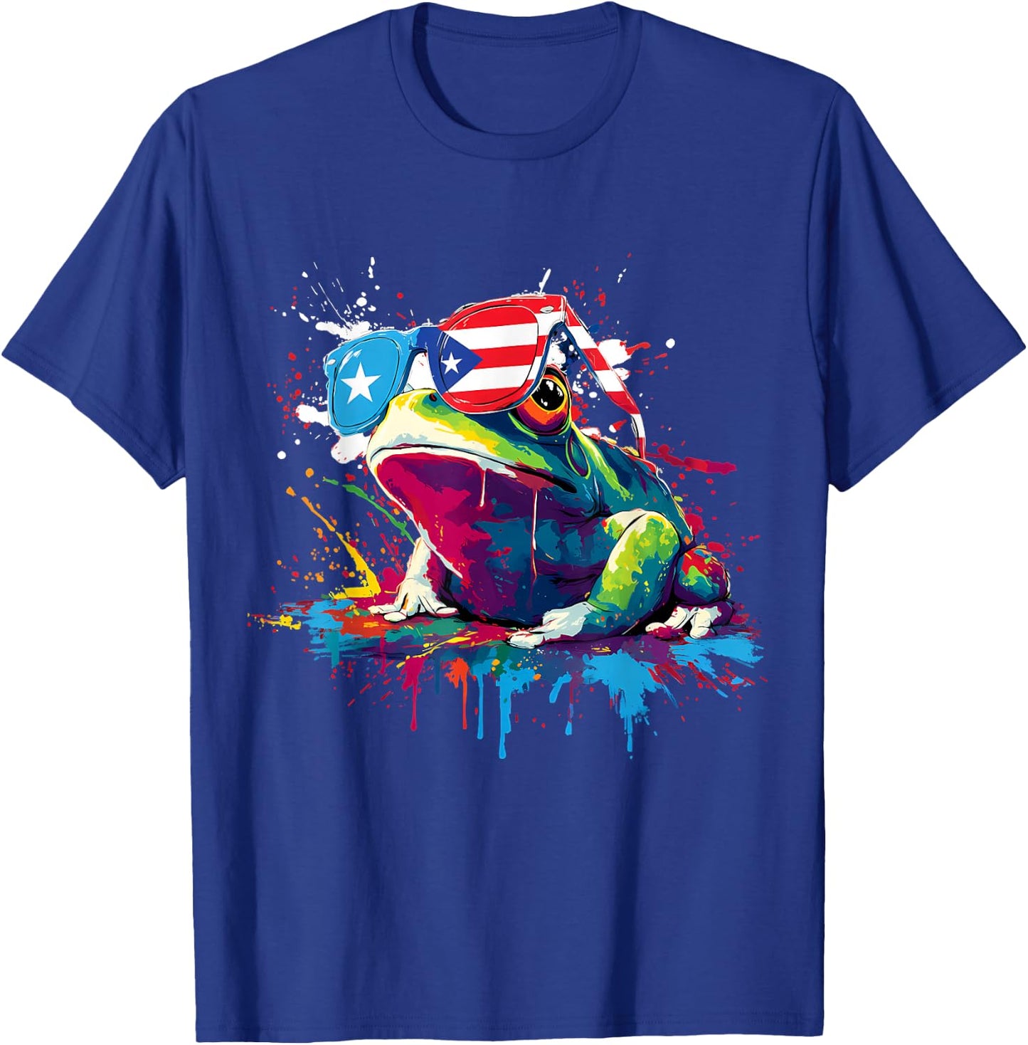 Coqui Frog Puerto Rico Flag Puerto Rican Taino Boricua T-Shirt - T-Shirt | Royal