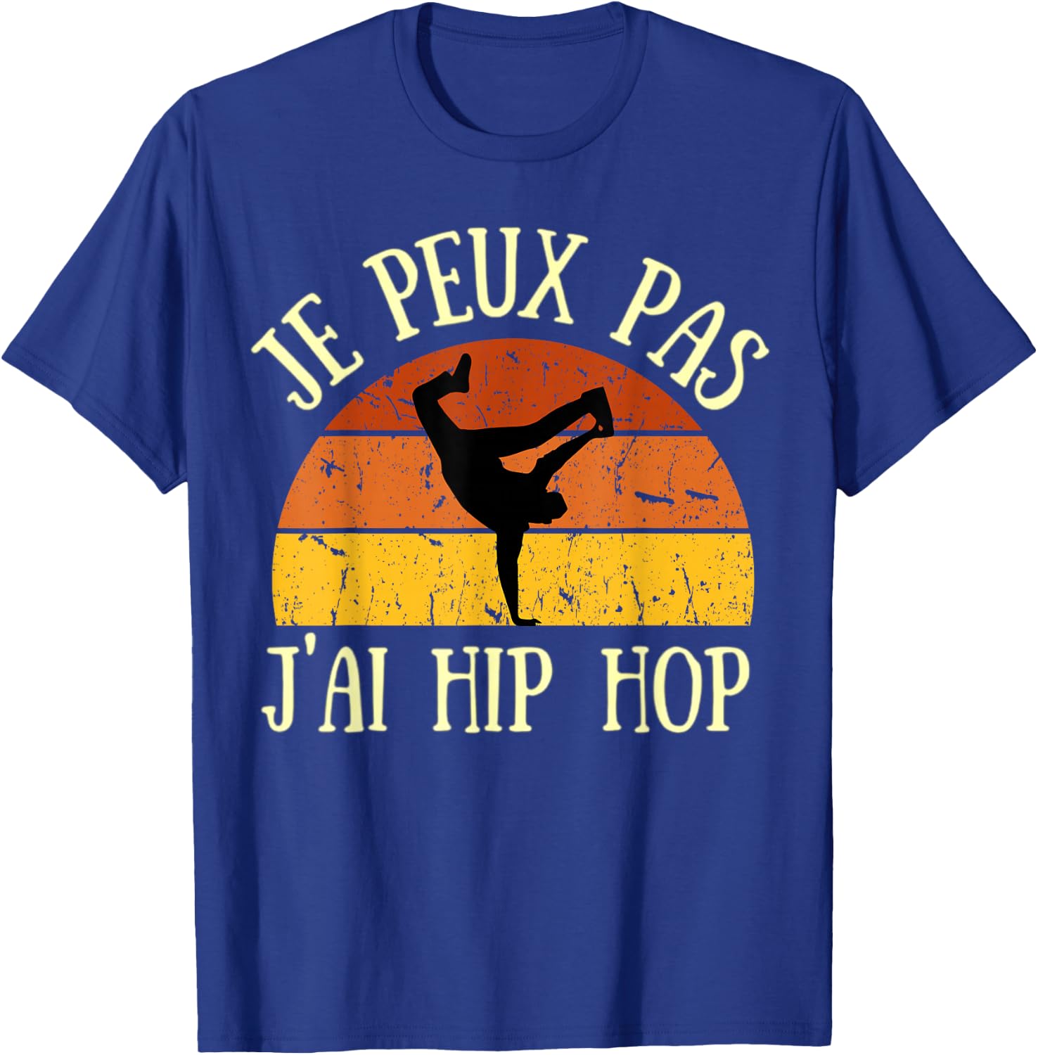 Je peux pas j'ai hip hop , Black, S T-Shirt - T-Shirt | Royal