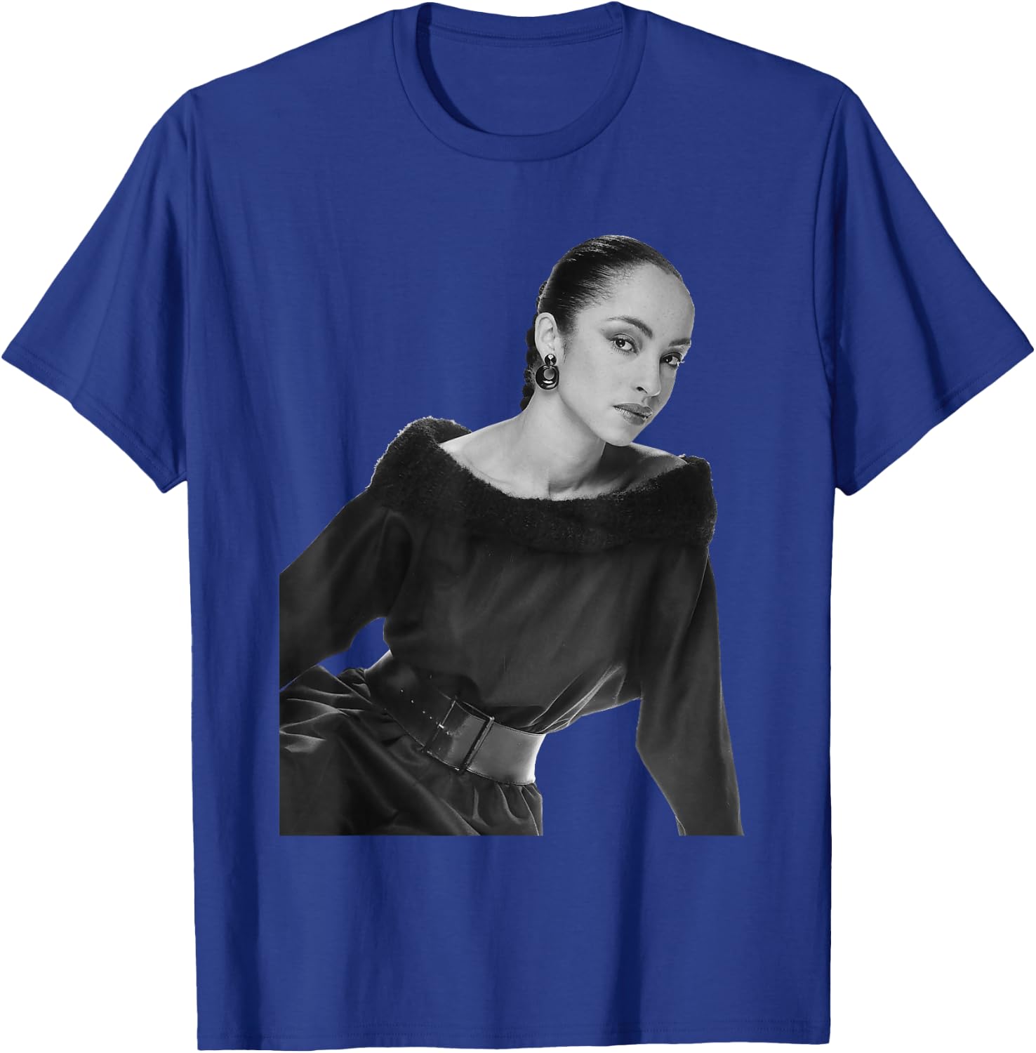 Portrait of the Singer of Sade Sweetest Taboo 1984 T-Shirt - T-Shirt | Royal