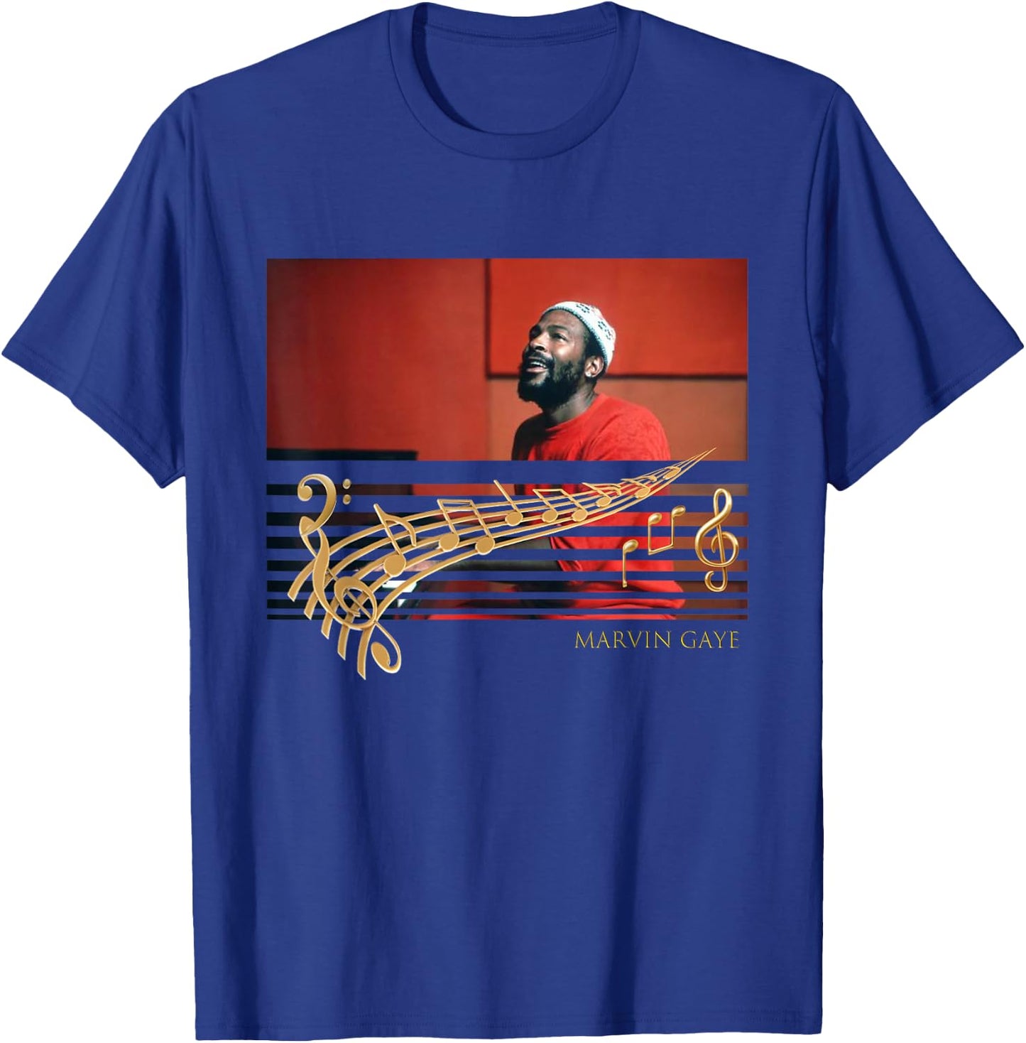 Marvin Gaye_005 T-Shirt - T-Shirt | Royal