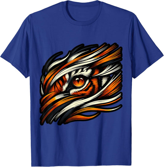 Tiger Eye Zookeeper Animals T-Shirt - T-Shirt | Royal