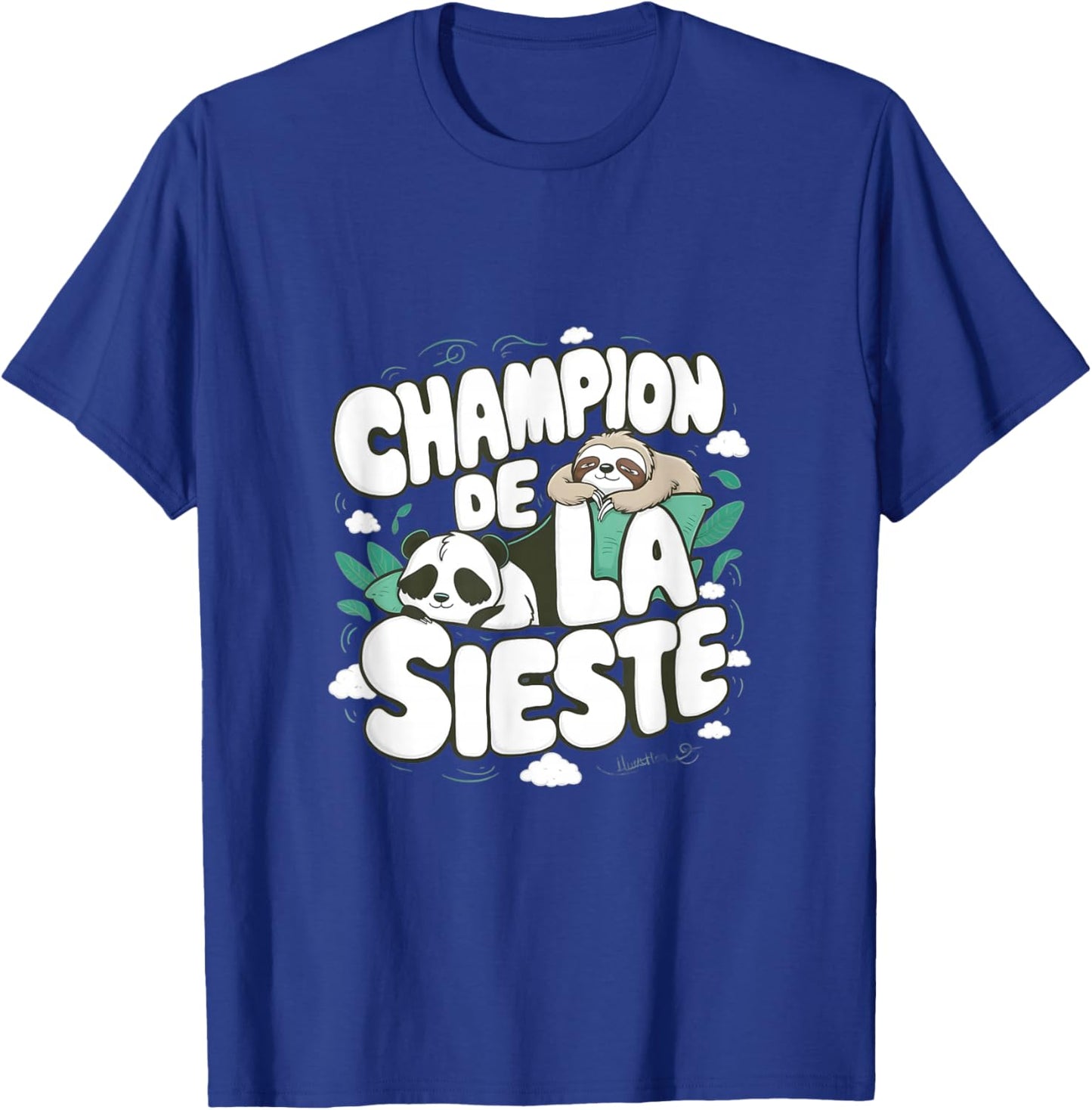 Champion Nap Man Funny Phrase , Black, S T-Shirt - T-Shirt | Royal