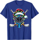 Santa Christmas Hockey Player T-Shirt - T-Shirt | Royal