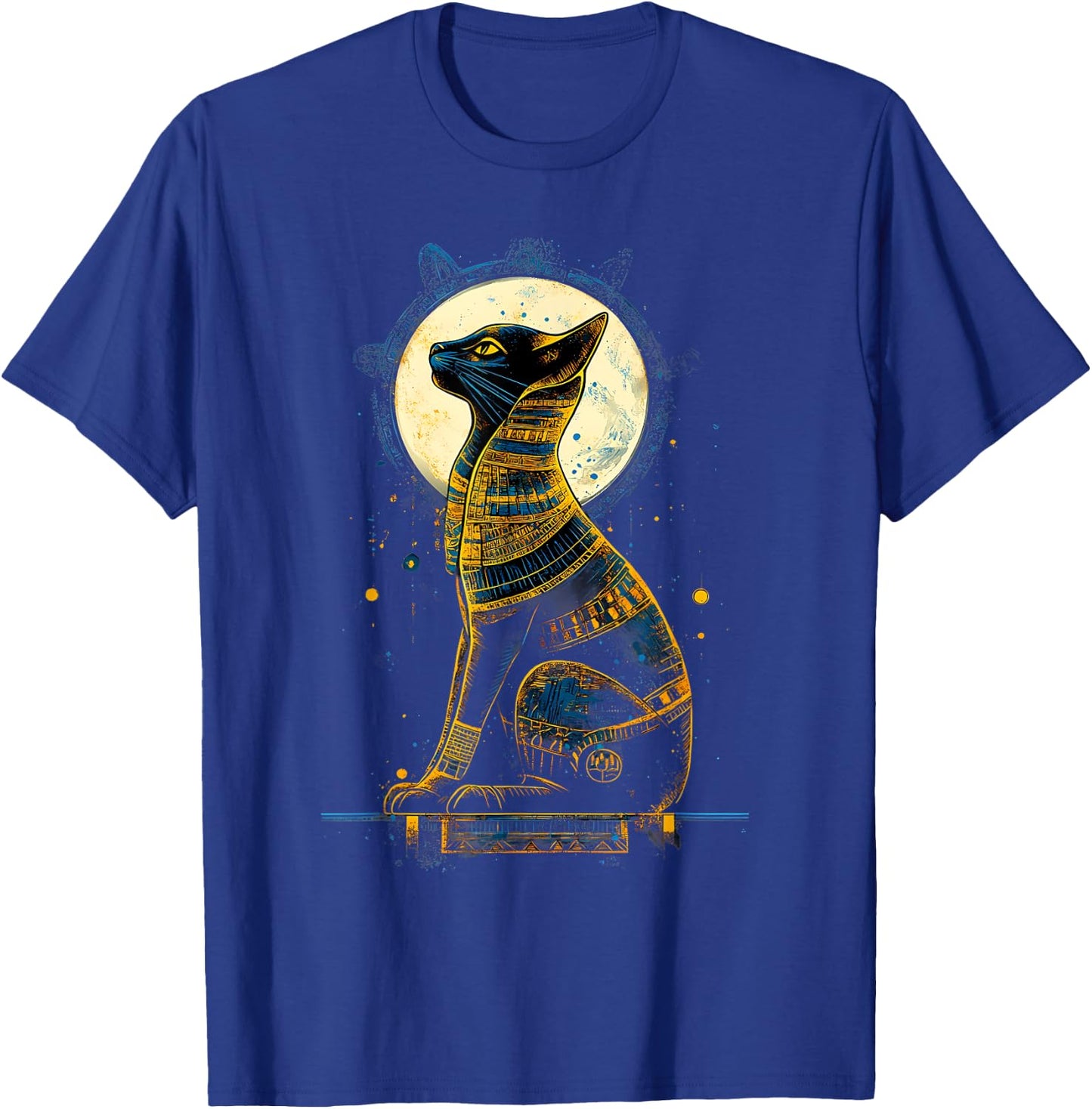 Ancient Egypt Cat Egyptology Tutankhamun Bastet Egyptian God T-Shirt - T-Shirt | Royal