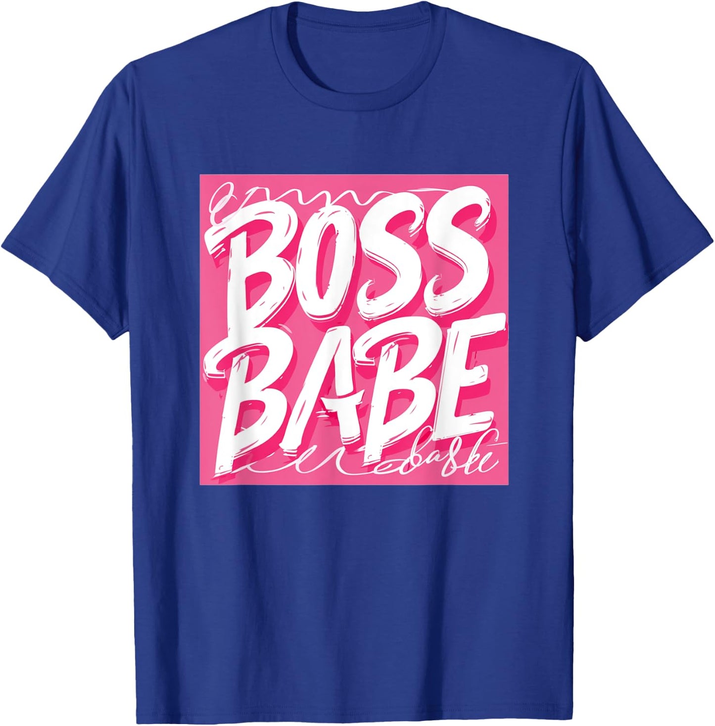 Nice pink Boss Babe Speech T-Shirt - T-Shirt | Royal