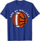 Dad Of Ballers Funny Football Basketball Dad T-Shirt - T-Shirt | Royal