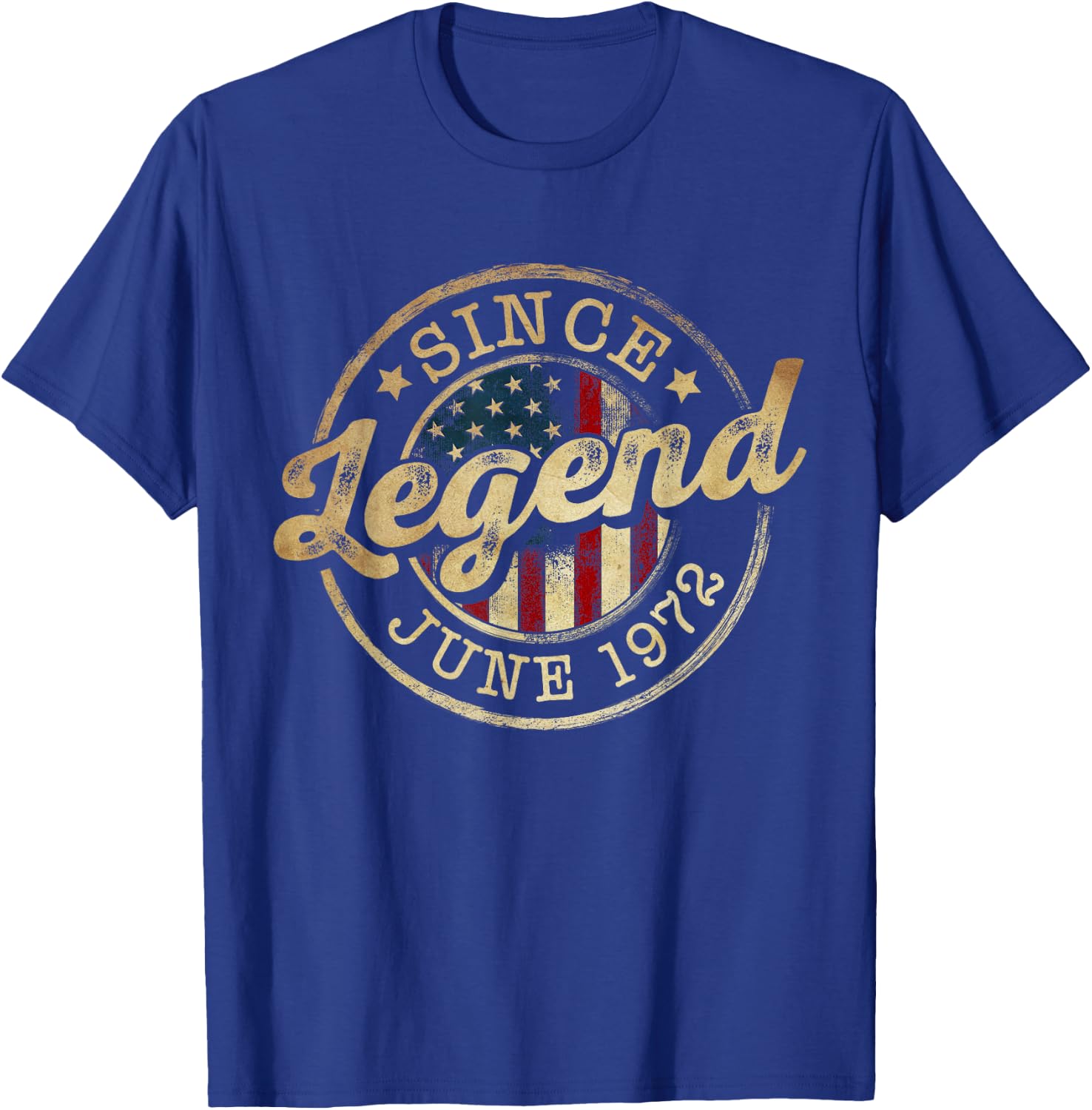 Legend Since June 1972 Vintage 54th Birthday Classic T-Shirt - T-Shirt | Royal
