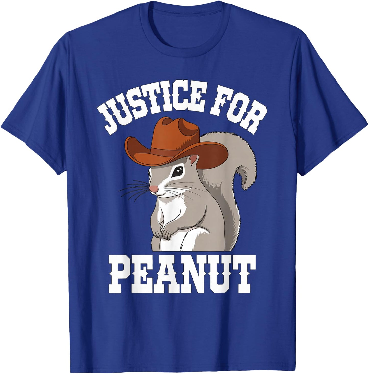 Justice For Peanut the Squirrel 2024 T-Shirt - T-Shirt | Royal