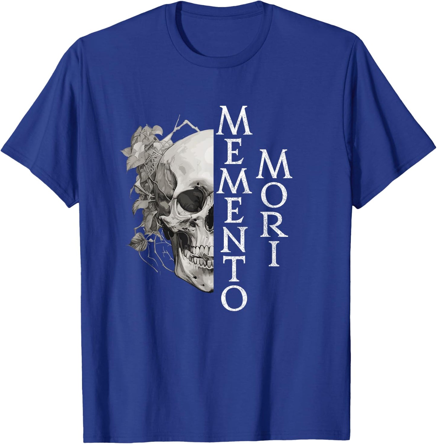 Memento Mori | Momentum Mori | Latin Phrase , Black T-Shirt - T-Shirt | Royal