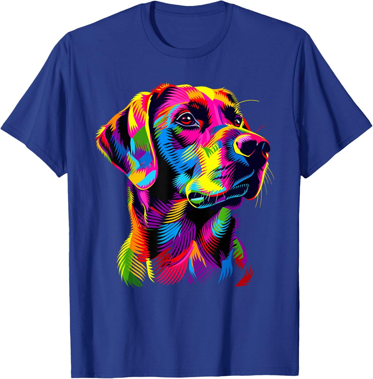 Labrador Retriever Bunte Farben Pop Art Hund Labradore T-Shirt - T-Shirt | Royal