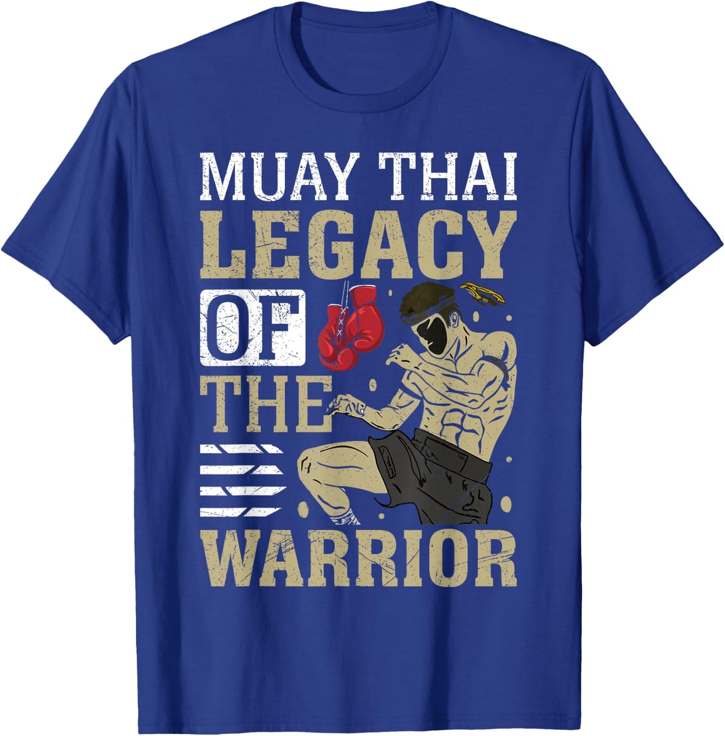 Muay Thai Legacy of the Warrior Muay Thai T-Shirt - T-Shirt | Royal