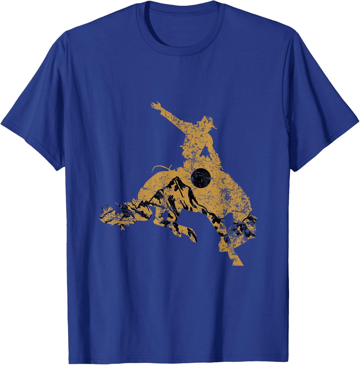 Rodeo Cowboy T-Shirt - T-Shirt | Royal