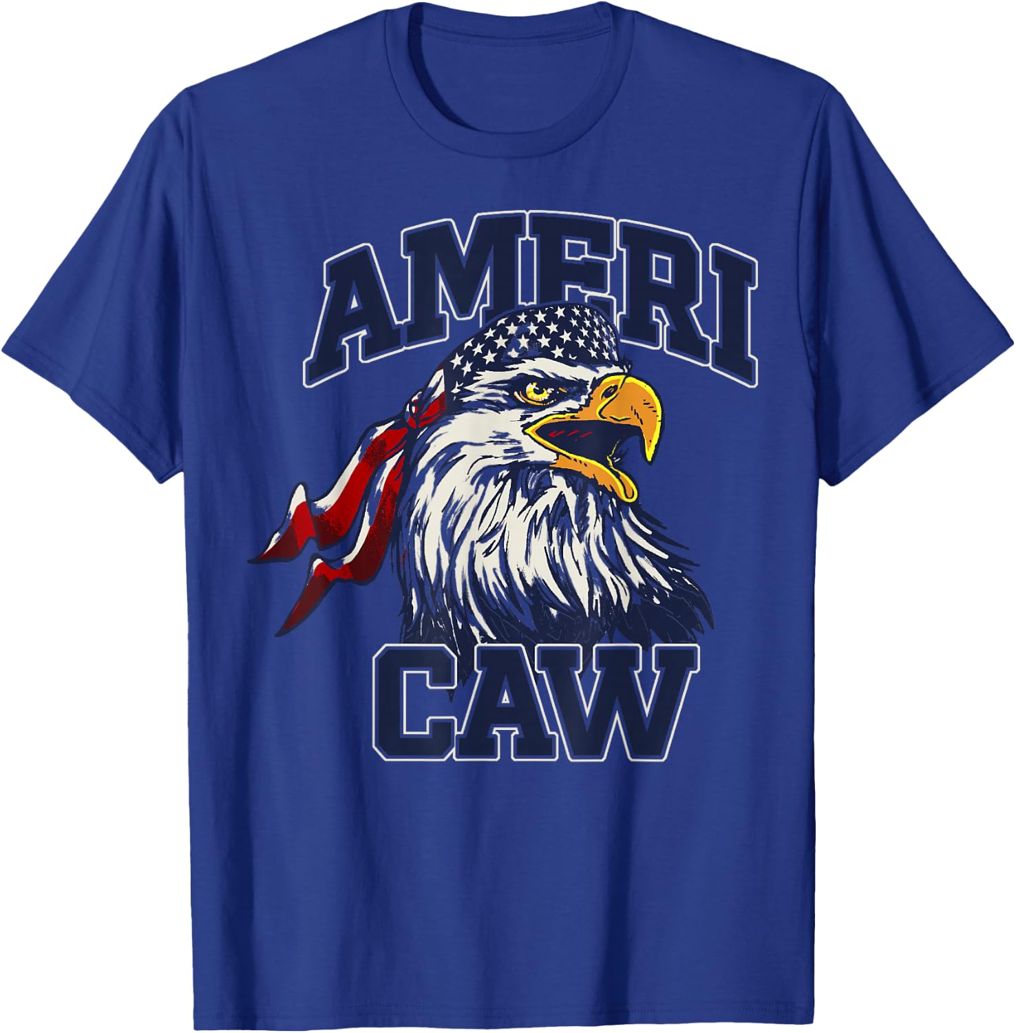 Americaw Bandanna Eagle T-Shirt - T-Shirt | Royal