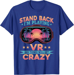 Gaming Funny VR Gamer T-Shirt - T-Shirt | Royal