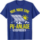 PV Anlagen Photovoltaikanlagen Balkonkraftwerk PV System T-Shirt - T-Shirt | Royal