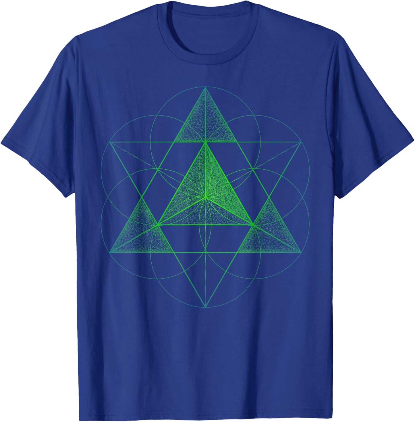 Sacred Geometry Star Tetrahedron Merkaba T-Shirt - T-Shirt | Royal