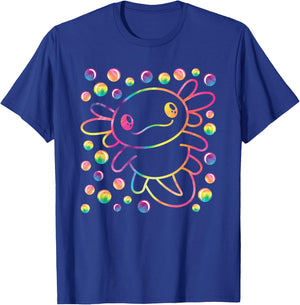 Cute Axolotl Kawaii Axolotl Lover Boys Girls Kids T-Shirt - T-Shirt | Royal