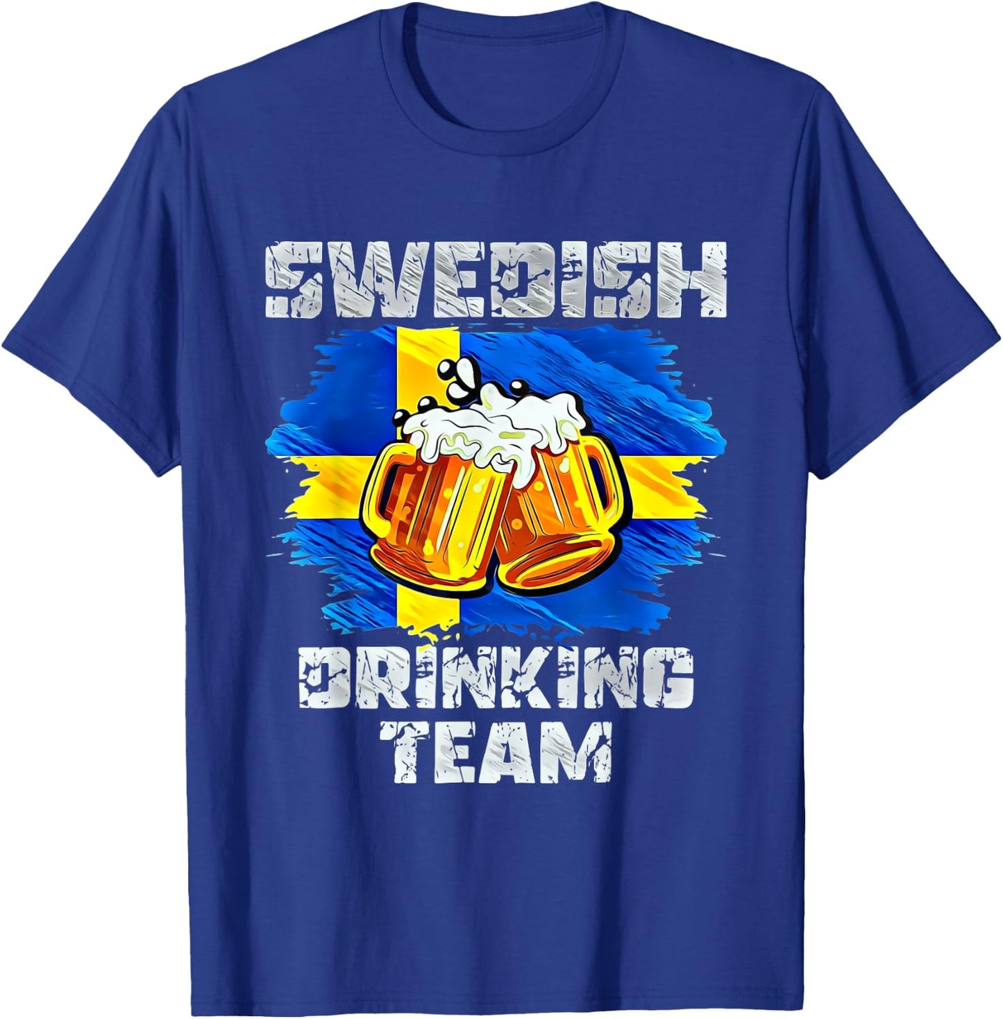 Swedish Drinking Team T-Shirt - T-Shirt | Royal
