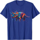 Triceratops Colorful T-Shirt - T-Shirt | Royal