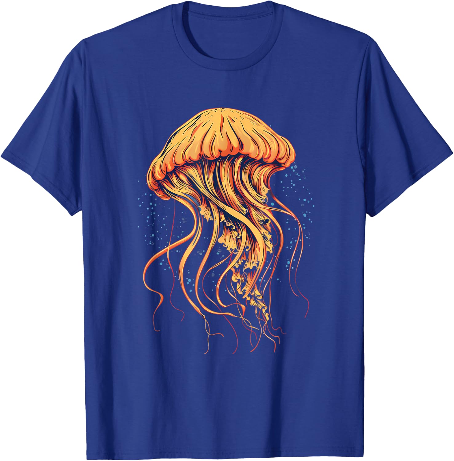 Jellyfish Artwork Sea Ocean Animal Lover Ocean Sea Jellyfish T-Shirt - T-Shirt | Royal