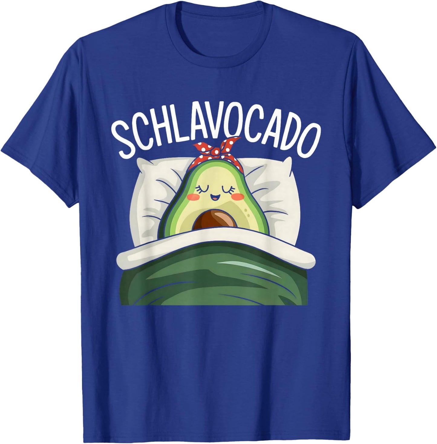 Schlavocado Pyjamas Avocado Sleep Shirt , black T-Shirt - T-Shirt | Royal