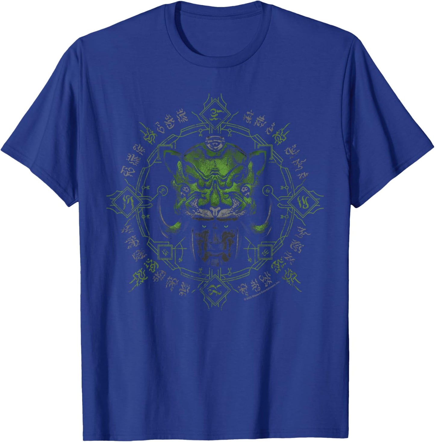 Diablo IV Vessel of Hatred Spiritborn Jaguar Shield Poster T-Shirt - T-Shirt | Royal