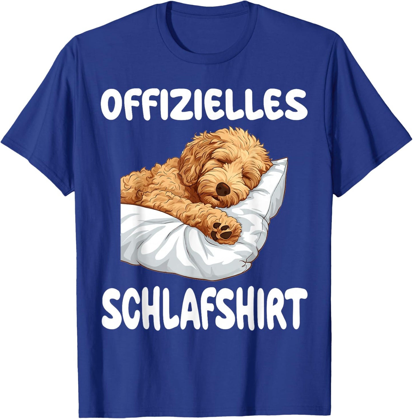Funny Goldendoodle Dog Official Sleep Shirt Nightdress , black, S T-Shirt - T-Shirt | Royal