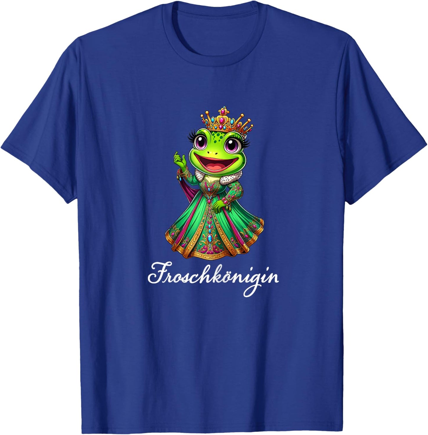 Frog Queen Carnival Girls' Princess Frog Queen , black T-Shirt - T-Shirt | Royal