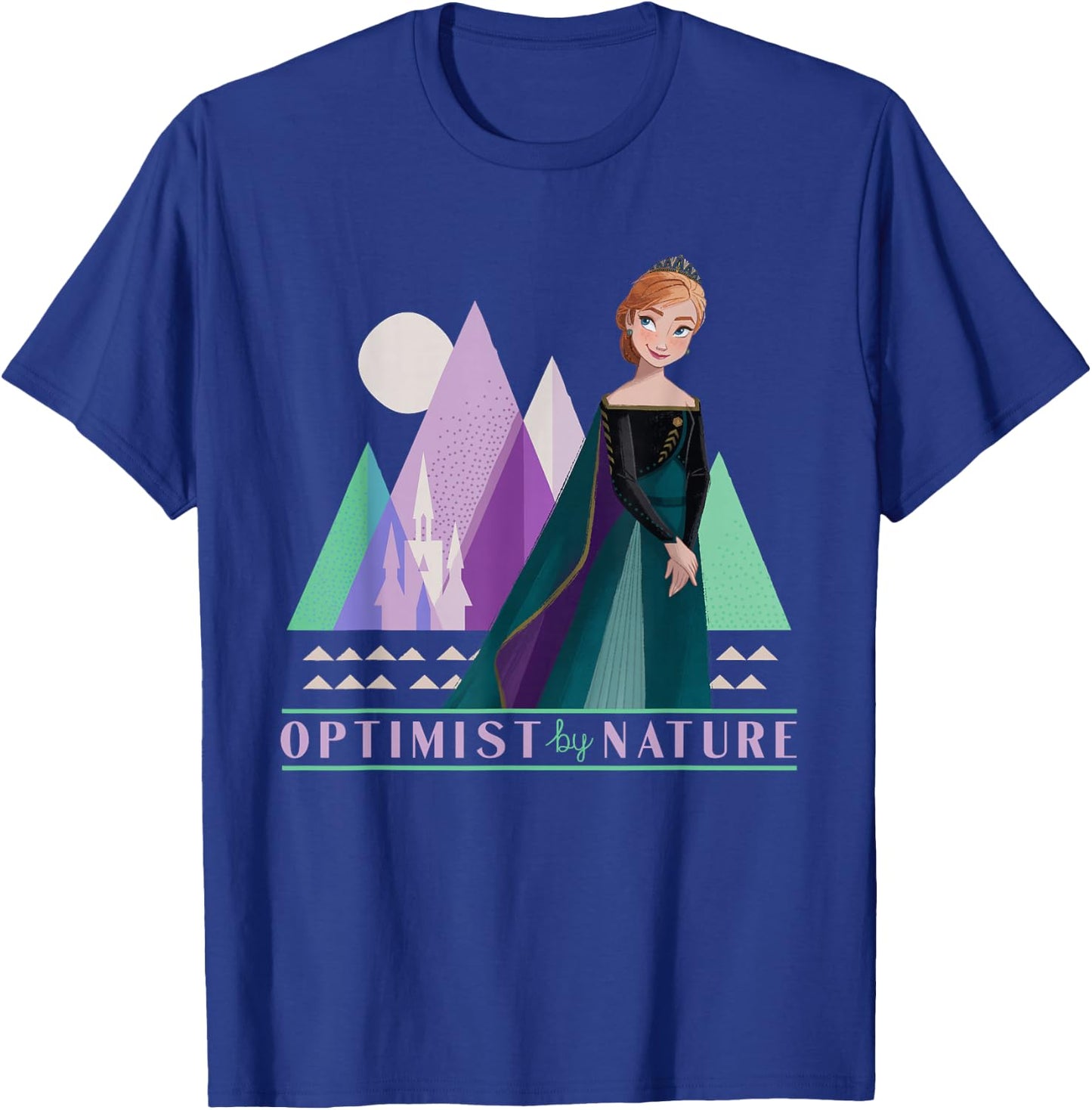Disney Frozen 2 Queen Anna Optimist By Nature T-Shirt - T-Shirt | Royal