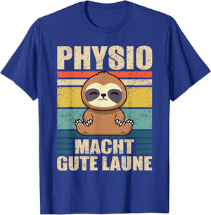 Physiotherapie Geschenke Physio Faultier & Physiotherapeut für Physiotherapeuten, -Erwachsene, Schwarz, S T-Shirt - T-Shirt | Royal