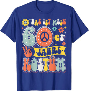 60s Outfit Costume Party 60s Theme Party Men Women , black T-Shirt - T-Shirt | Royal