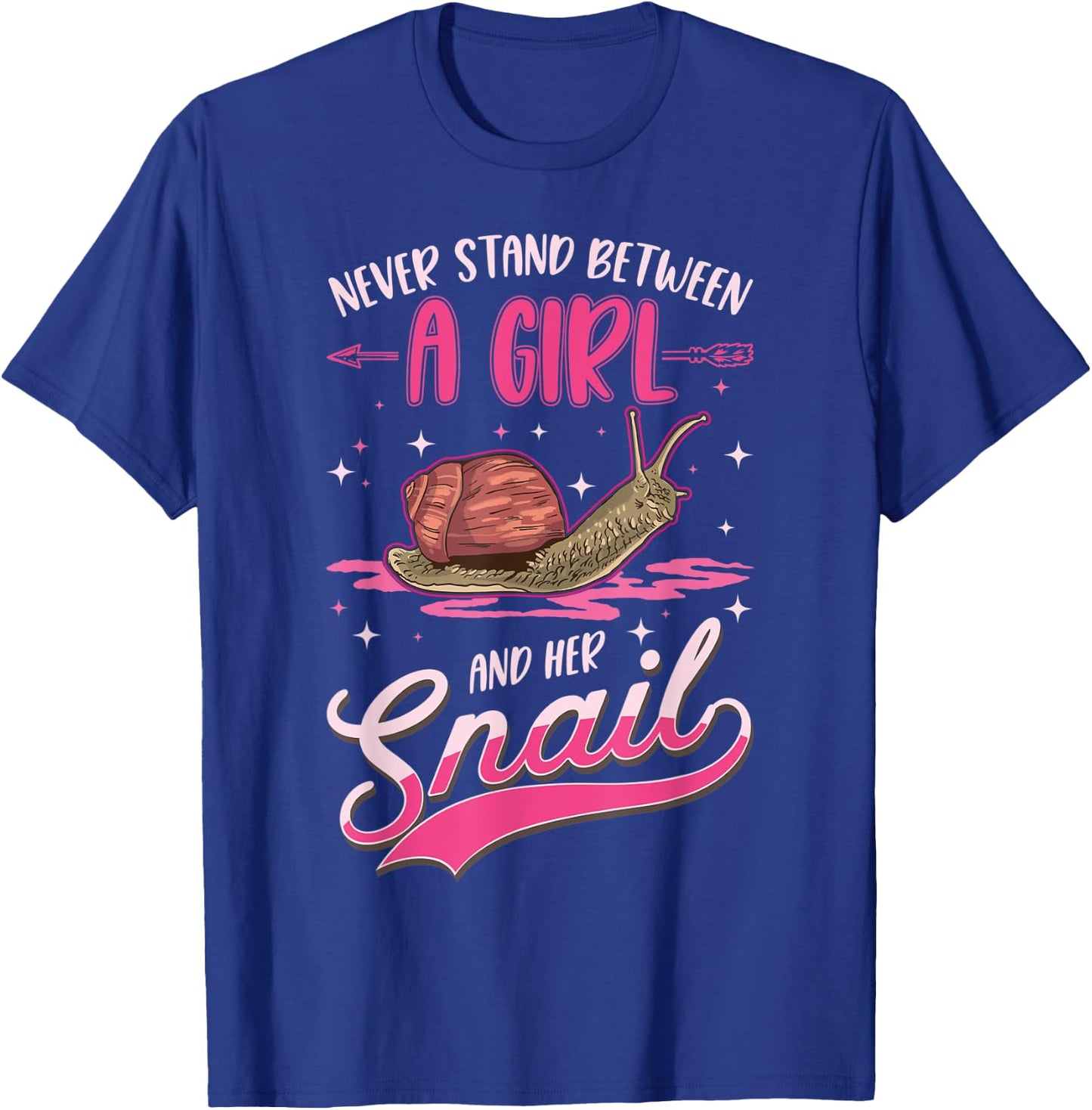 Snail Girl Roman Snail T-Shirt - T-Shirt | Royal