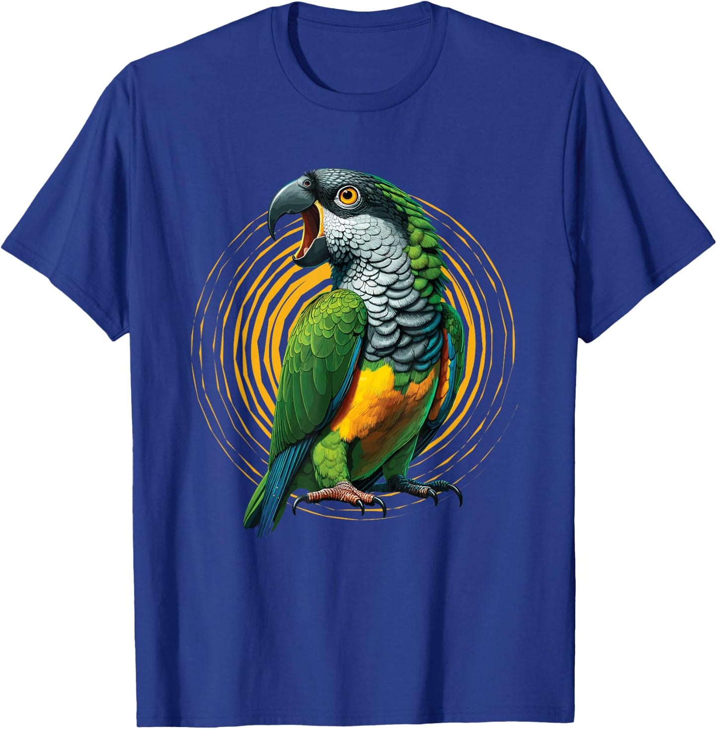 Senegal Parrot Chirping, Senegal Parrot T-Shirt - T-Shirt | Royal