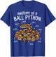 Anatomy of A Ball Python T-Shirt - T-Shirt | Royal