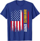 Bioinformatics Scientist USA Flag | Biology | Bioinformatics Women Men T-Shirt - T-Shirt | Royal