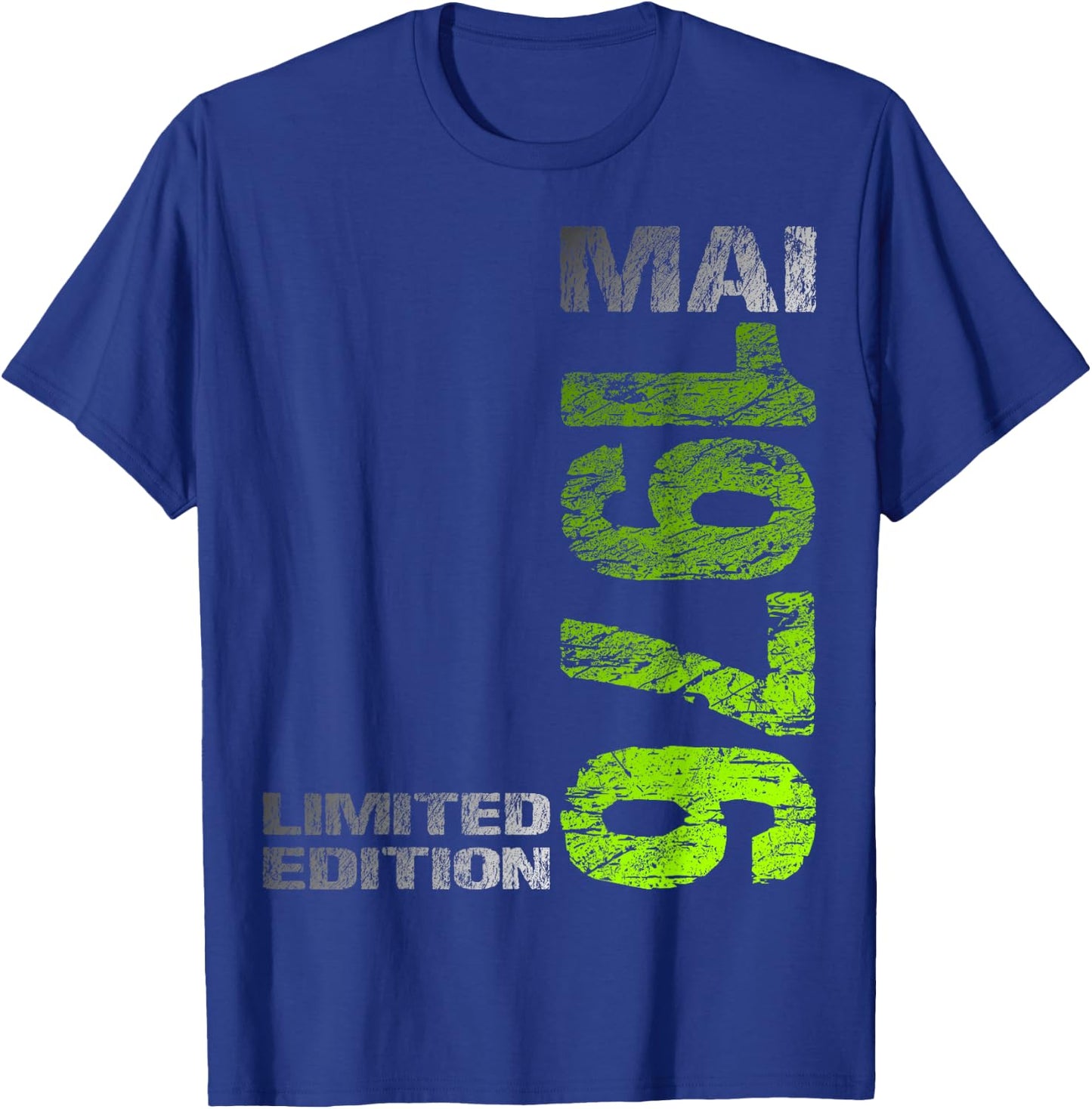 Limited Edition Mai 1976 Mann Frau 50. Geburtstag T-Shirt - T-Shirt | Royal