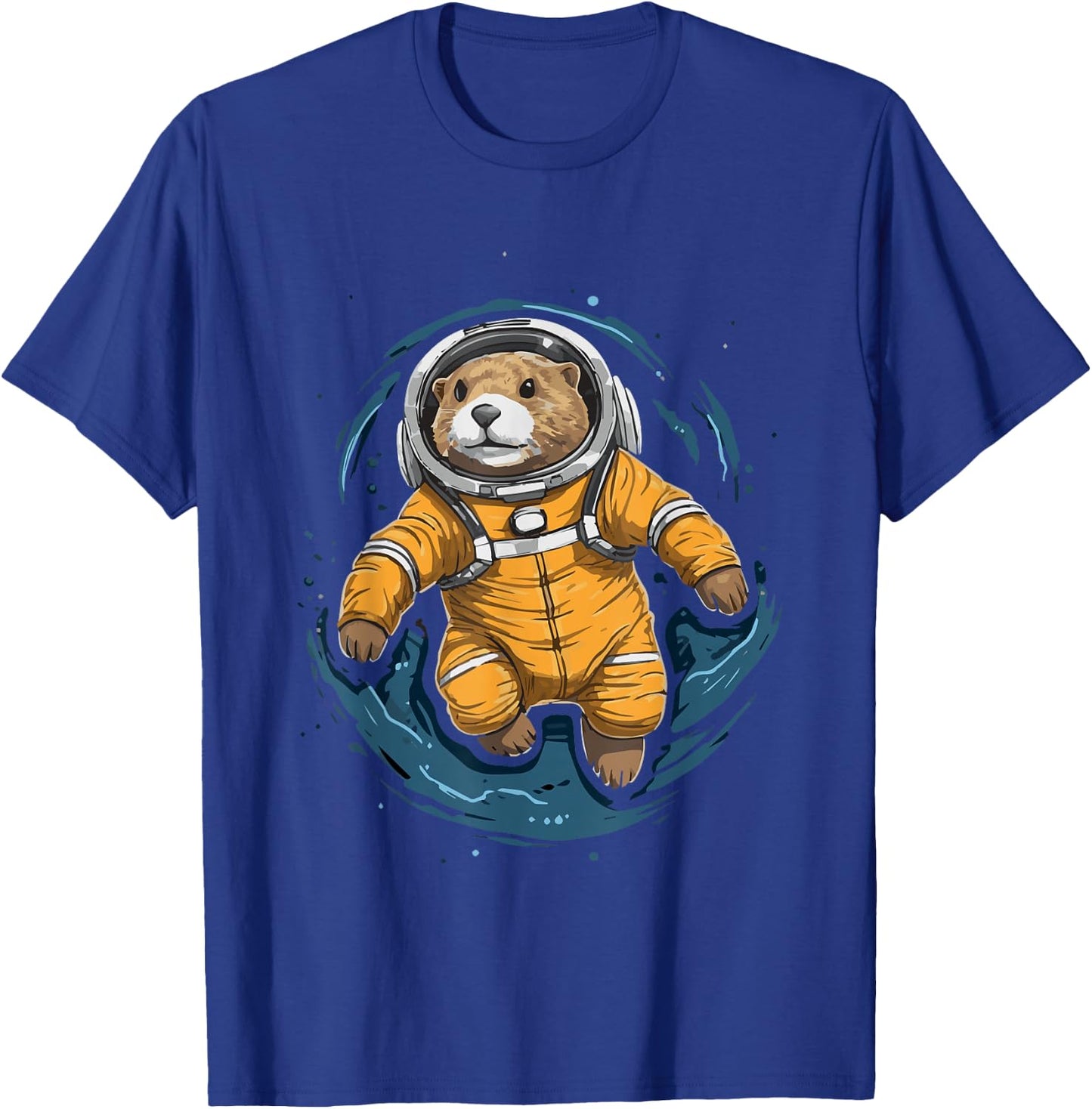 Otter Astronaut Sea otter T-Shirt - T-Shirt | Royal