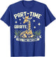 Part-Time Giraffe Full-Time Awesome Giraffe T-Shirt - T-Shirt | Royal