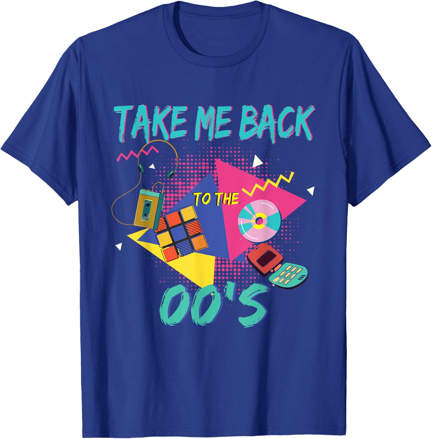 Take me back to the 2000's vintage two-thousands retro 00s T-Shirt - T-Shirt | Royal