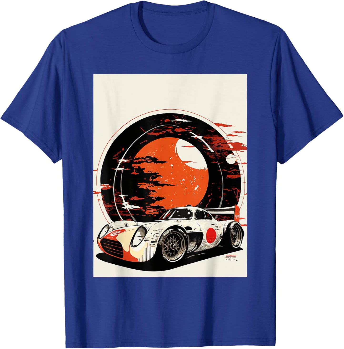 Unique Racing Motorsports Vintage Japanese Classic Car T-Shirt - T-Shirt | Royal