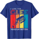 Vintage I Like The Glee Version Better Men Party T-Shirt - T-Shirt | Royal
