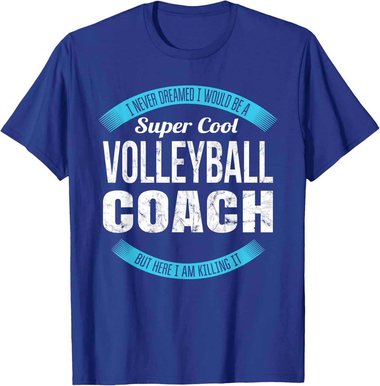 Volleyball Coach Gifts Funny T-Shirt - T-Shirt | Royal