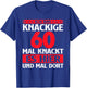 Funny Humour Bin Crisp 60 Years Birthday , black T-Shirt - T-Shirt | Royal